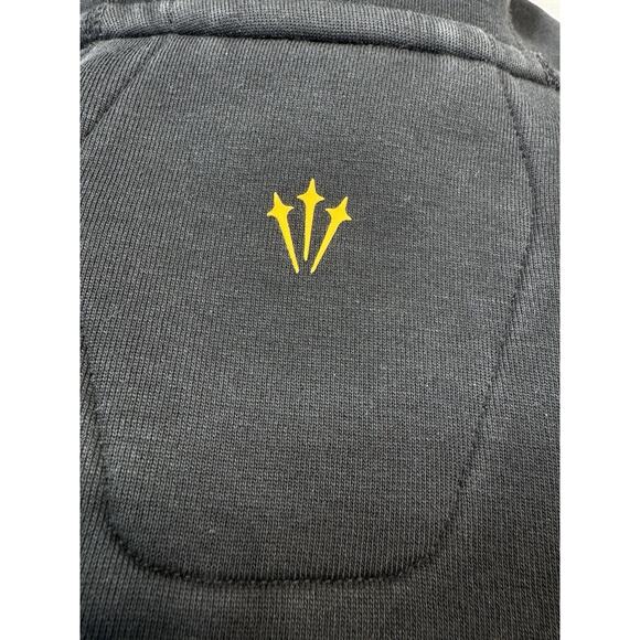Nike NOCTA Tech Fleece Full Zip Hoodie Black Yellow XL Drake Collaboration - Picture 6 of 10
